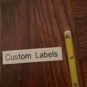 Custom Labels